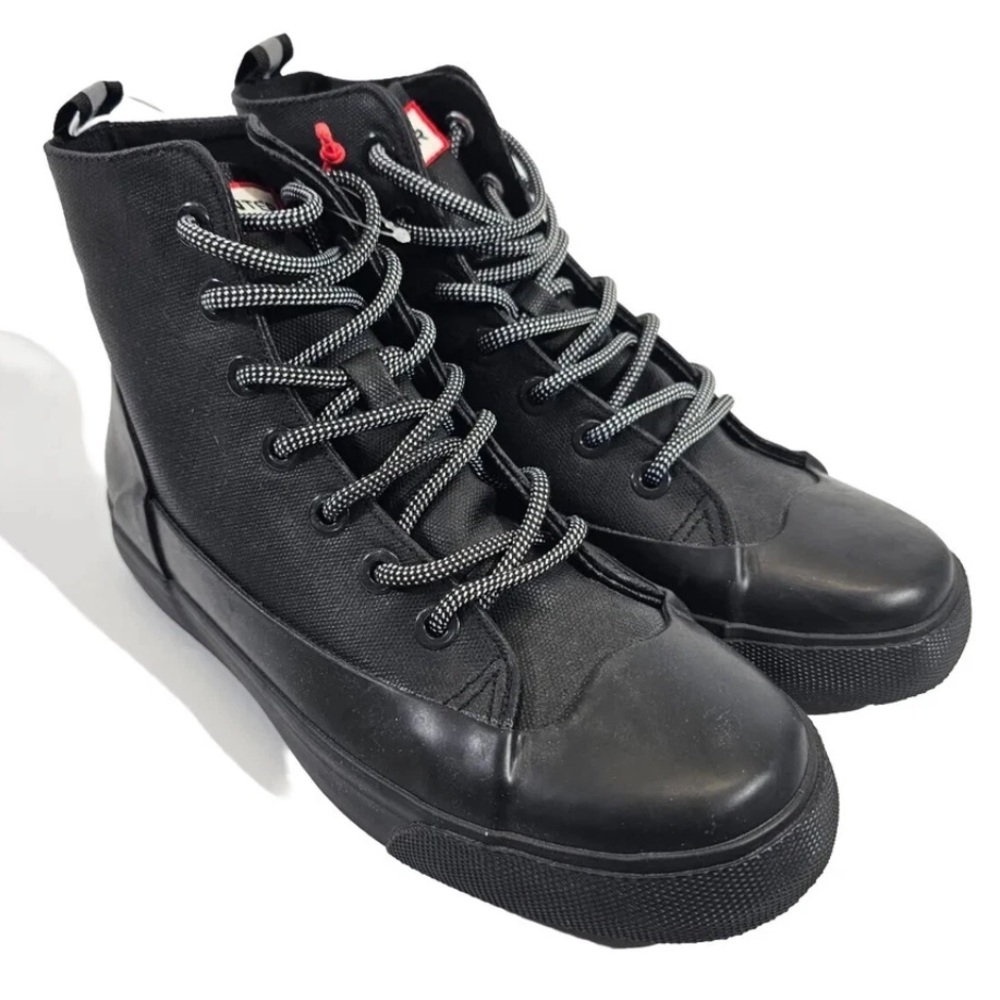 Hunter For Target unisex Waxed Canvas High Top Sneakers 8.5/M 10.5/W EUC